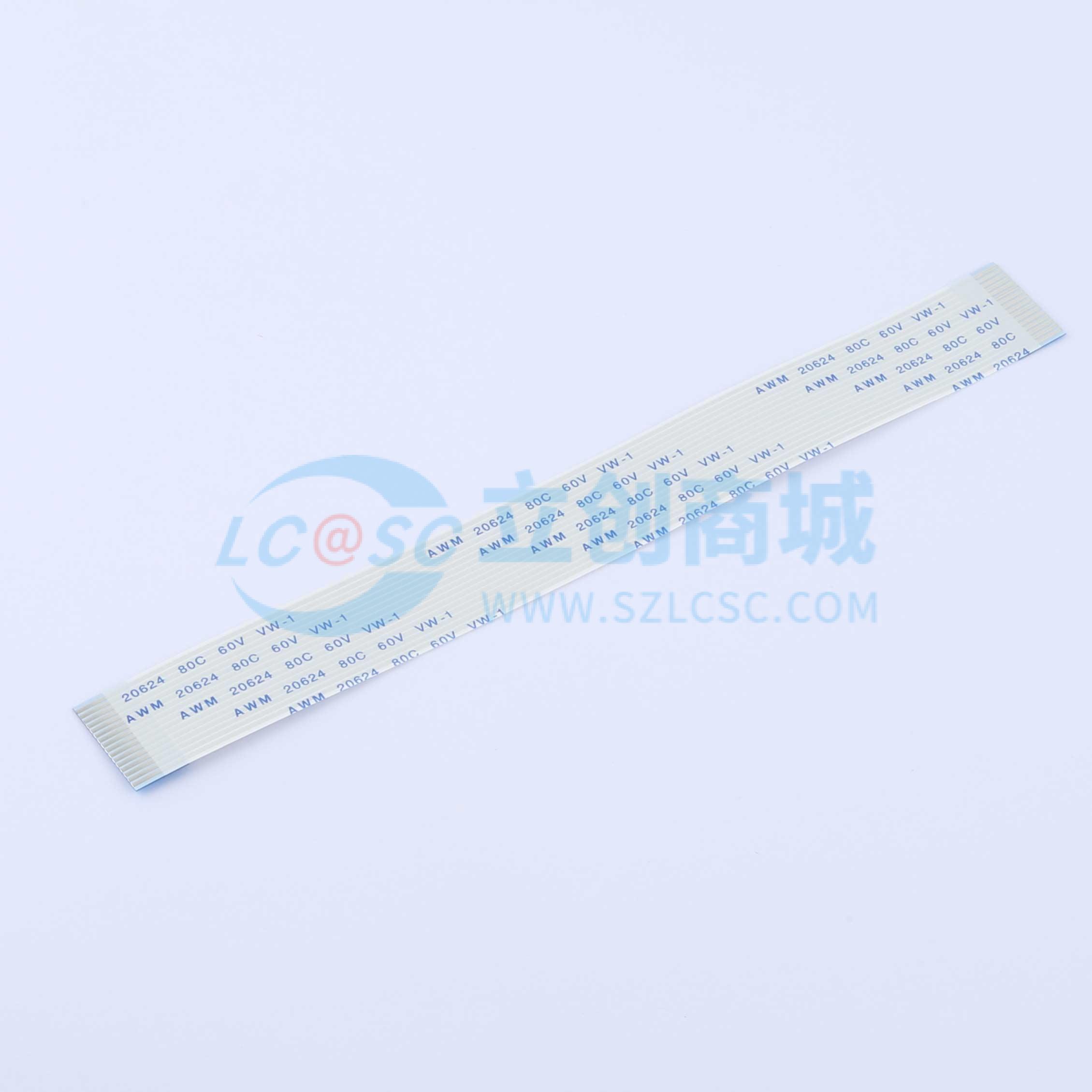 点击查看大图 FFC-1.0-16P-150mm实物图