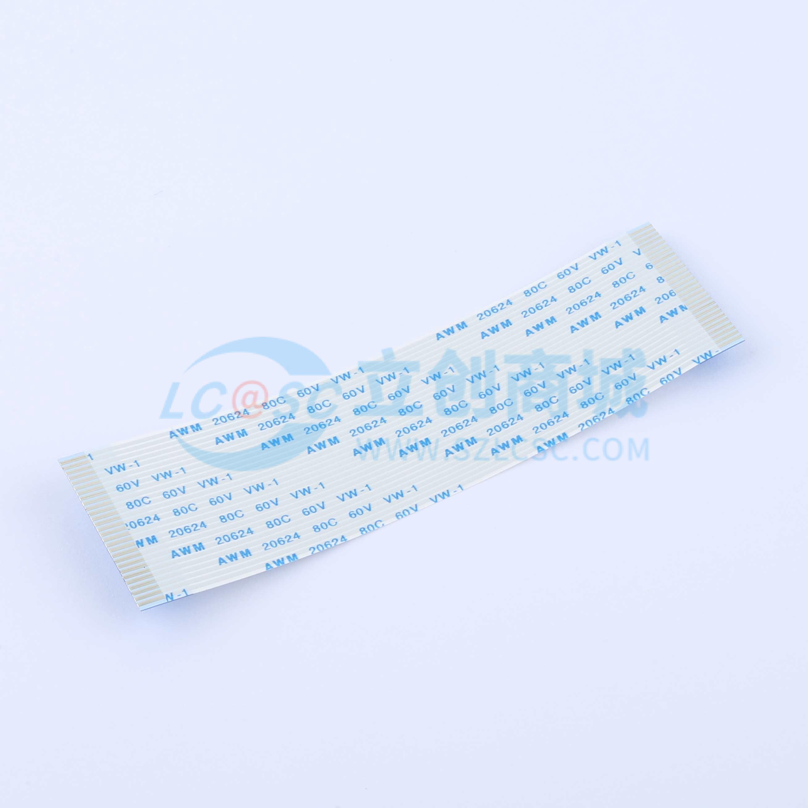 点击查看大图 FFC-1.0-28P-100mm实物图