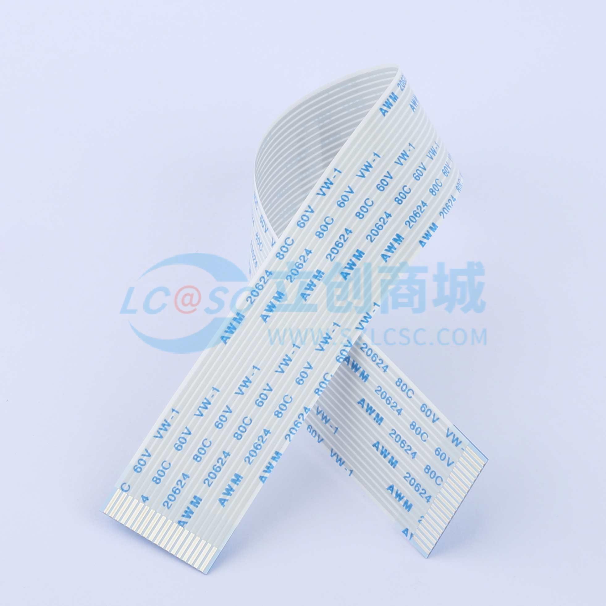 点击查看大图 FFC-1.0-18P-200mm实物图