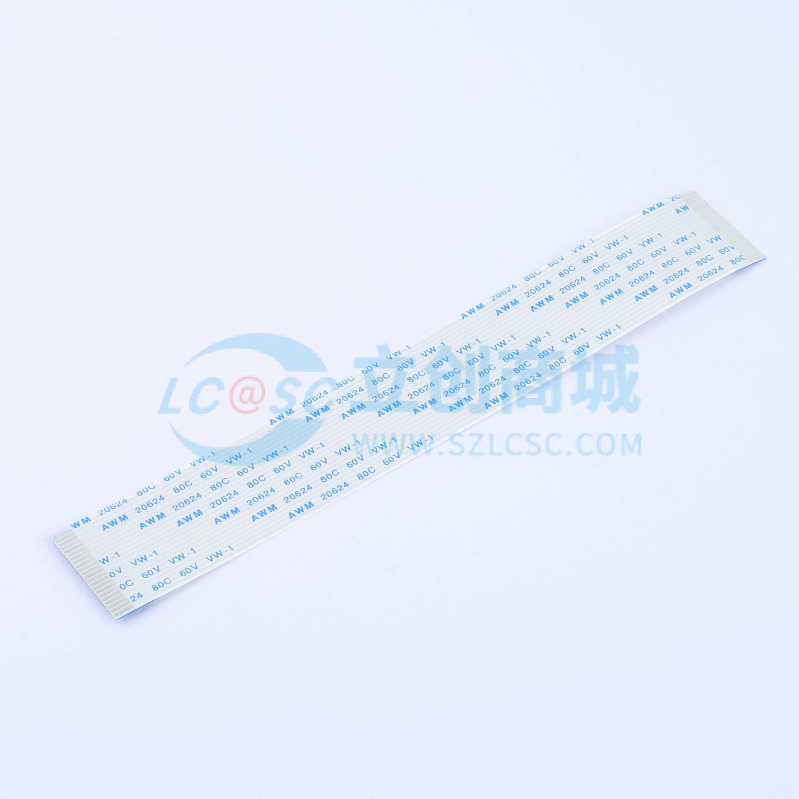 点击查看大图 FFC-1.0-22P-150mm实物图