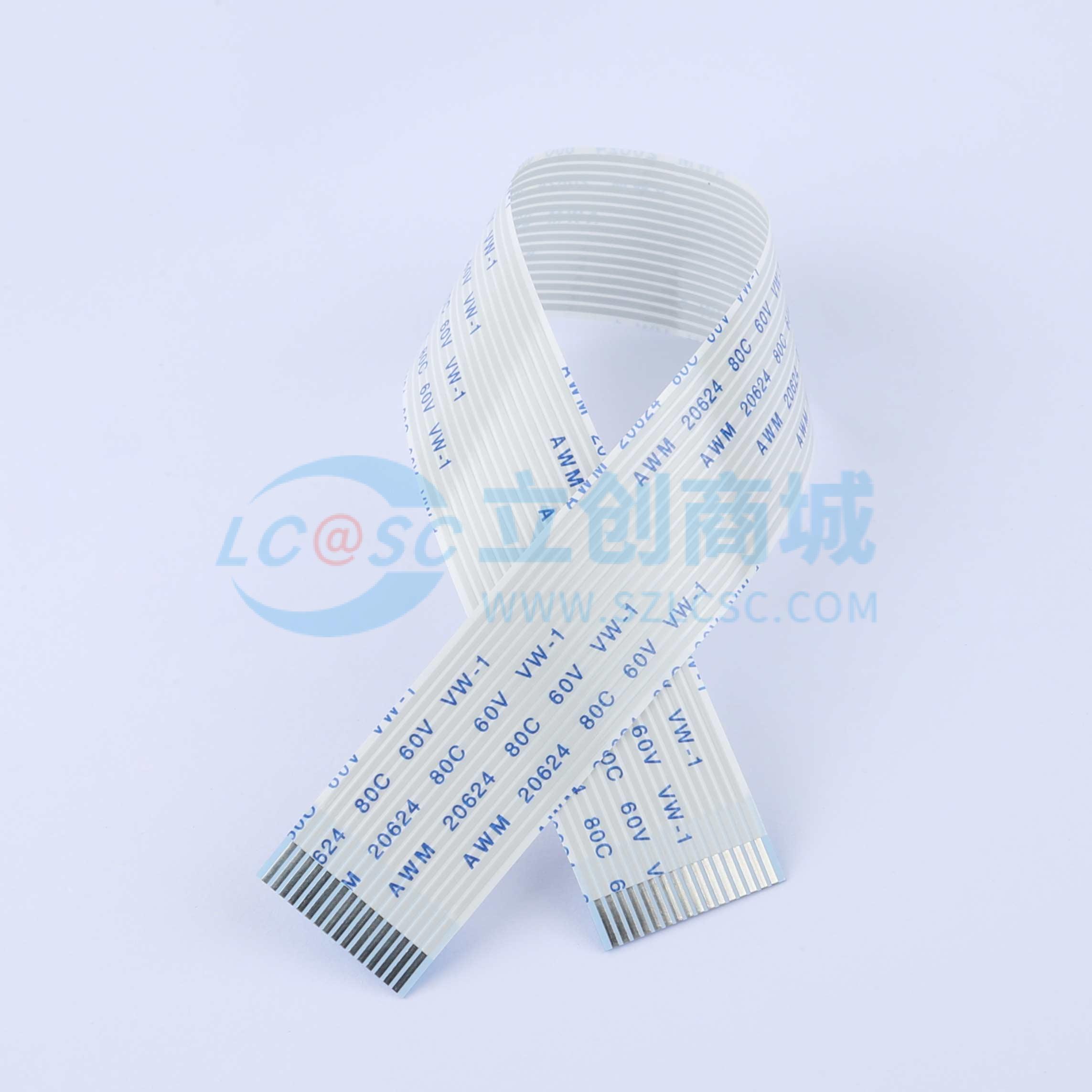 点击查看大图 FFC-1.0-16P-200mm实物图