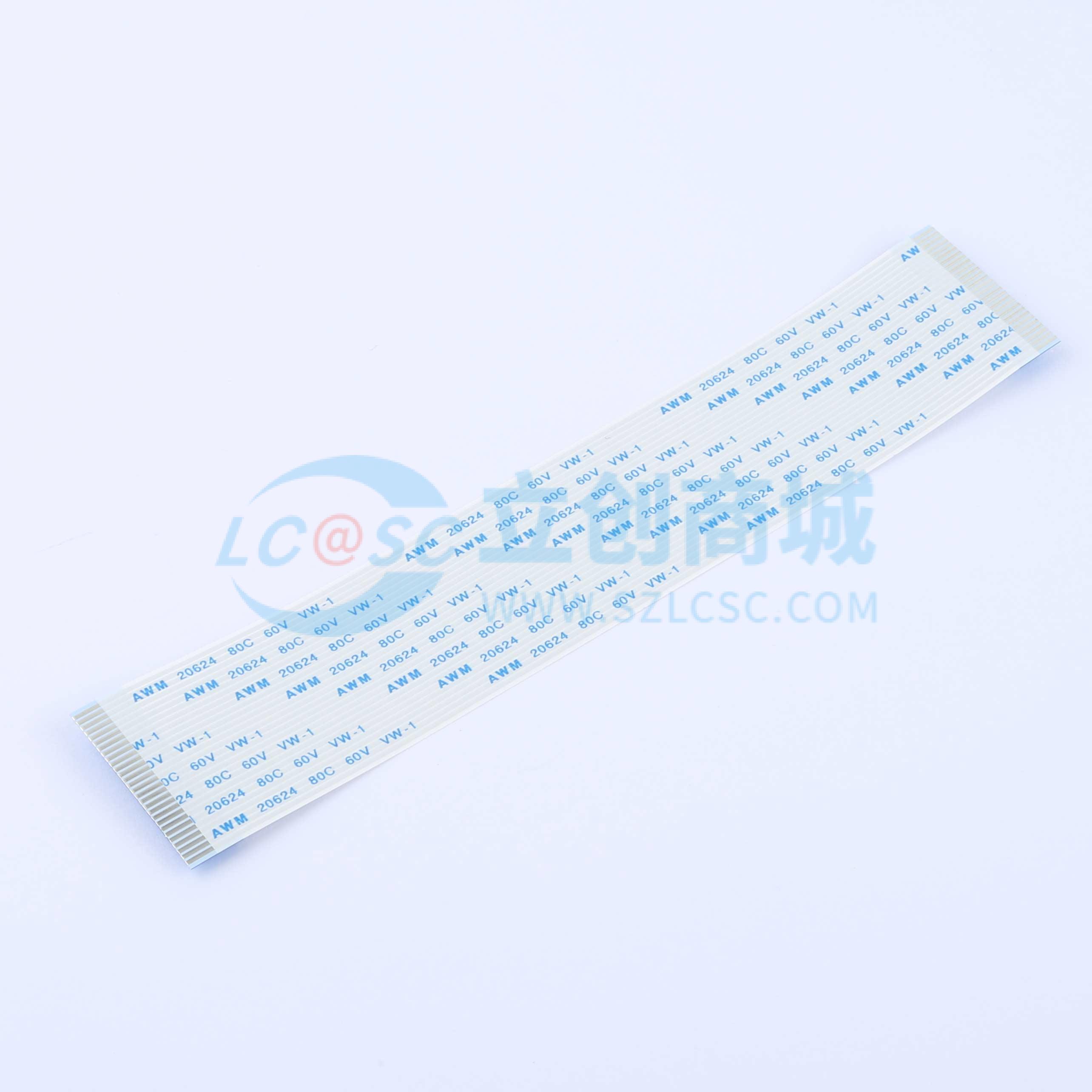 点击查看大图 FFC-1.0-28P-150mm实物图