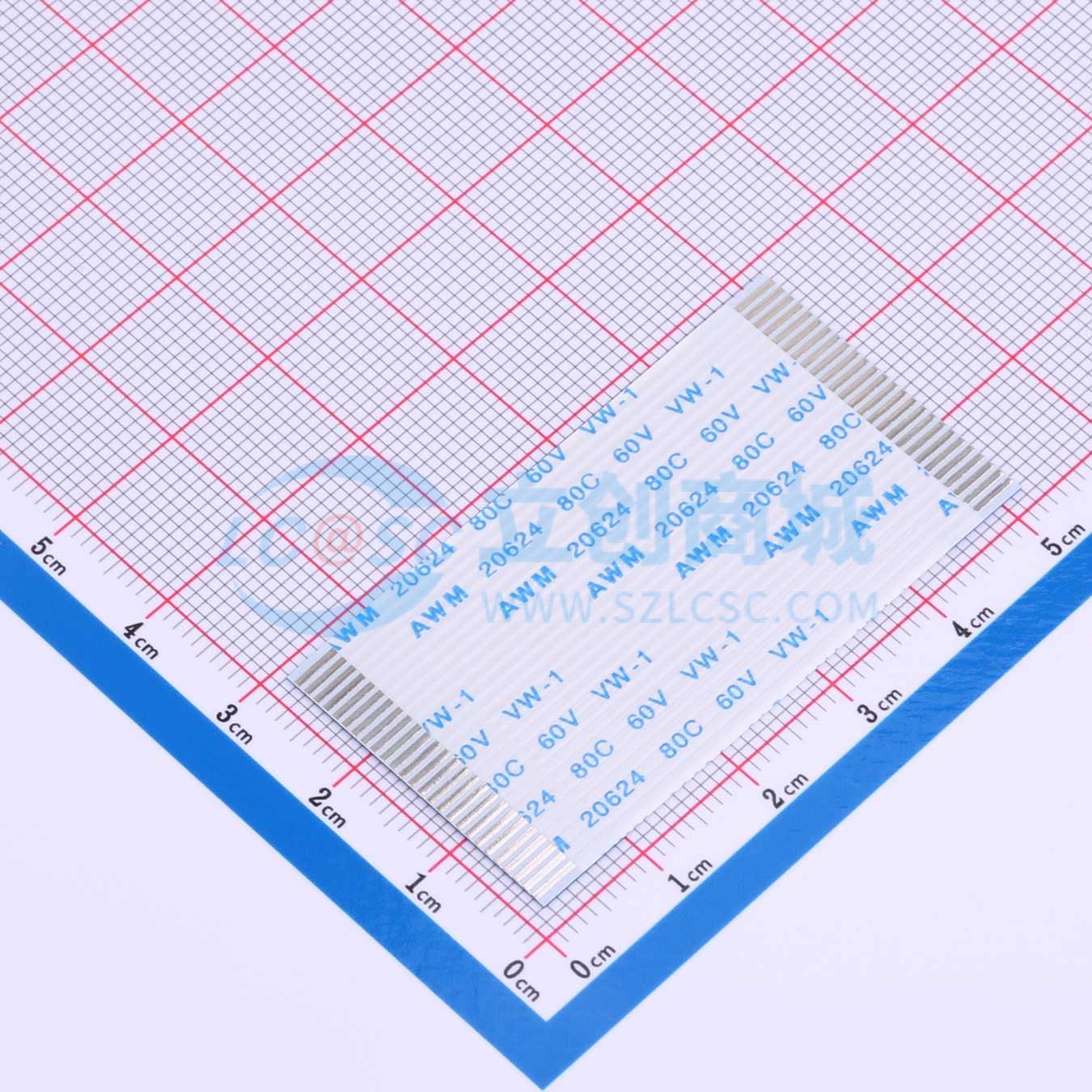 点击查看大图 FFC-1.0-26P-50mm实物图