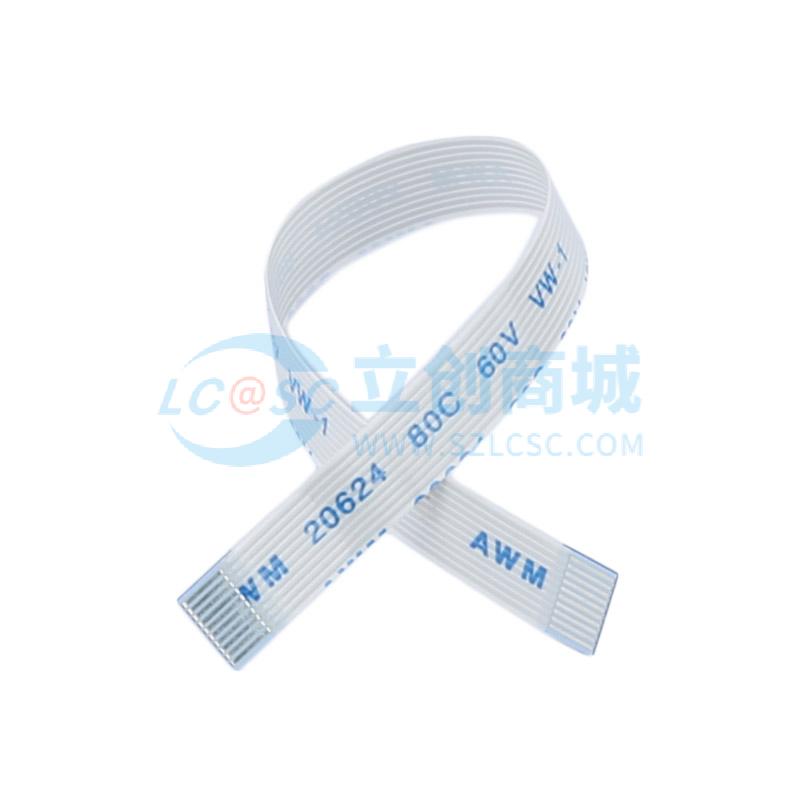 点击查看大图 FFC-0.5-10P-100mm实物图