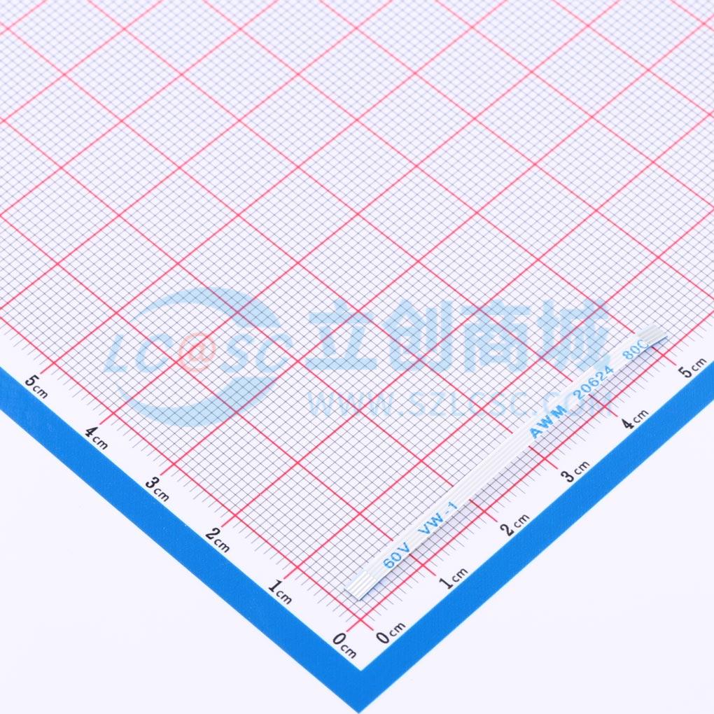 点击查看大图 FFC-0.5-4P-50mm实物图