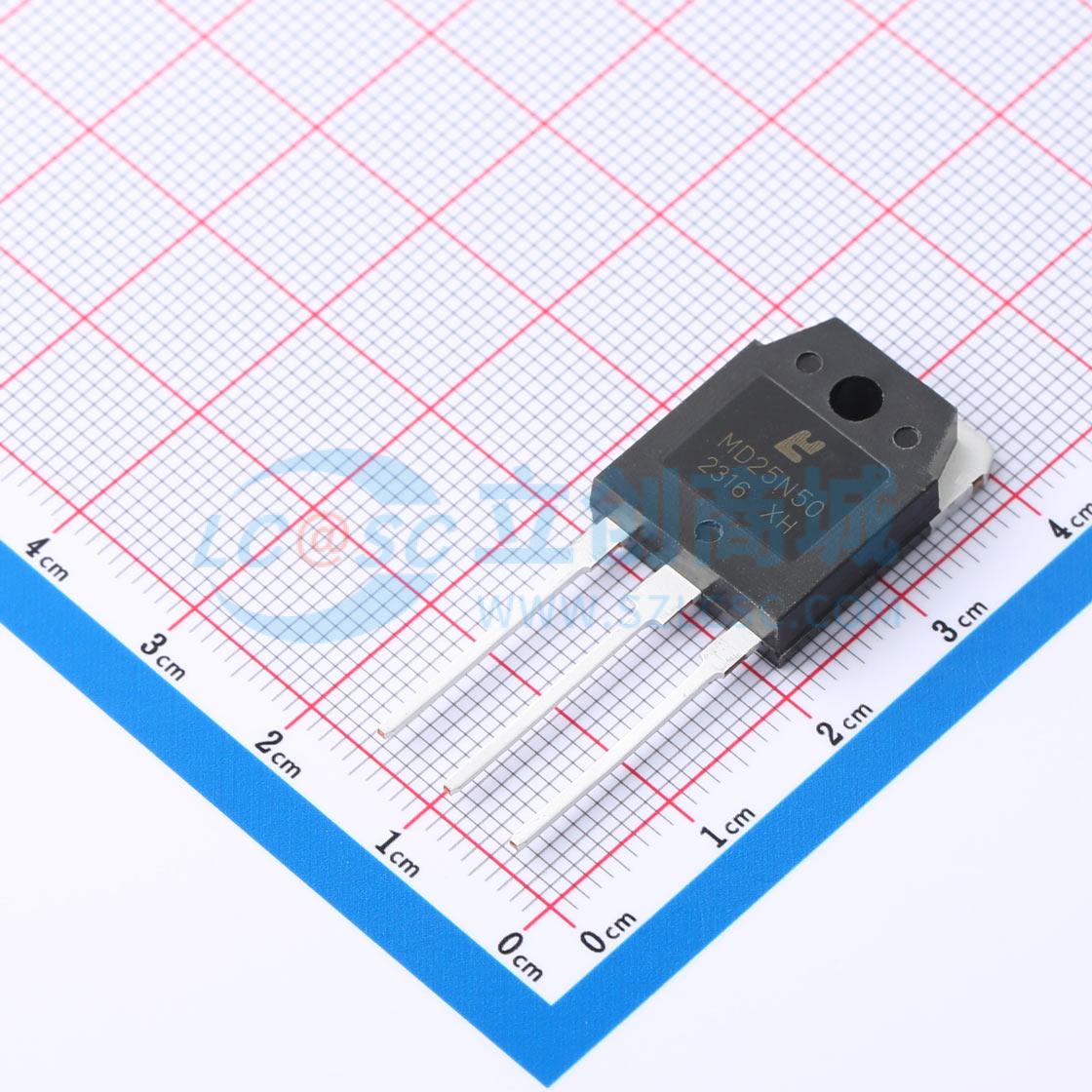 点击查看大图 MD25N50实物图
