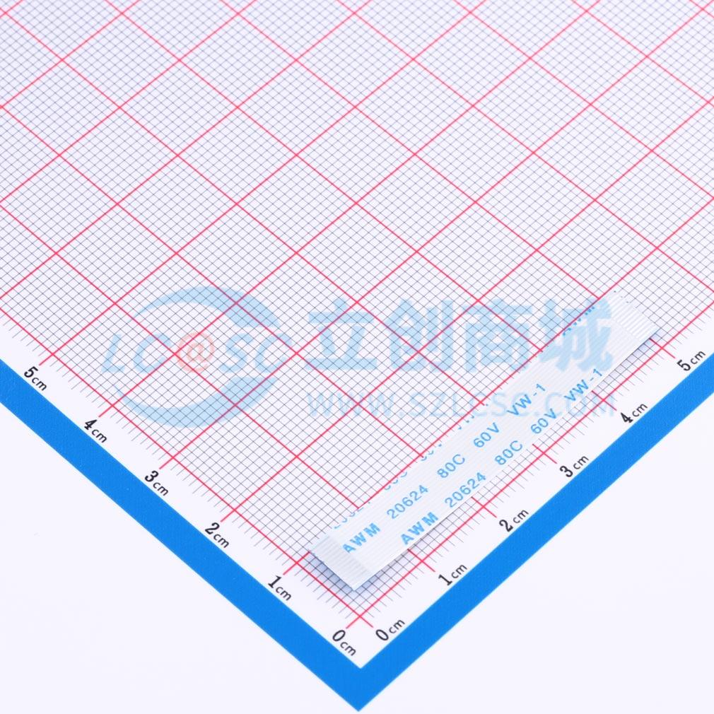 点击查看大图 FFC-0.5-14P-50mm实物图