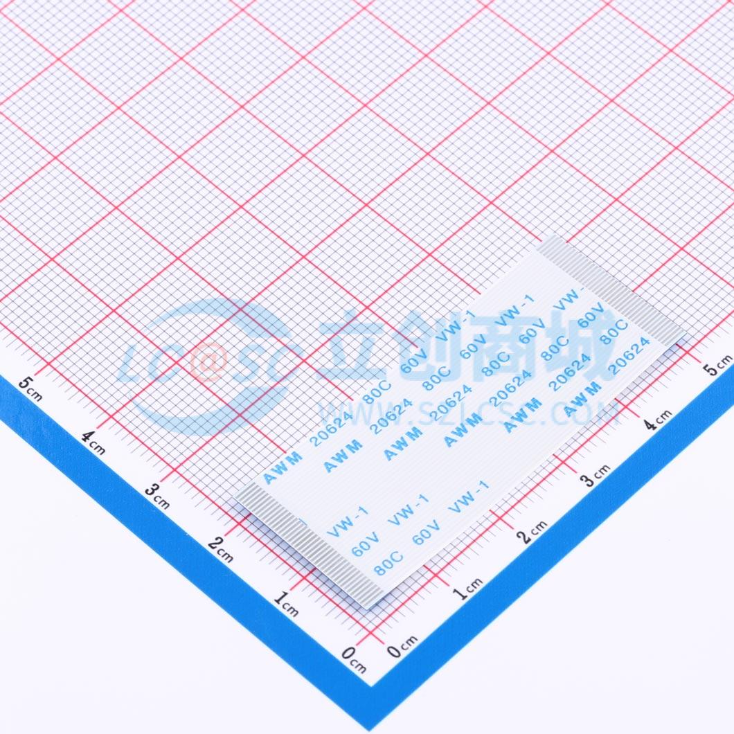点击查看大图 FFC-0.5-40P-50mm实物图