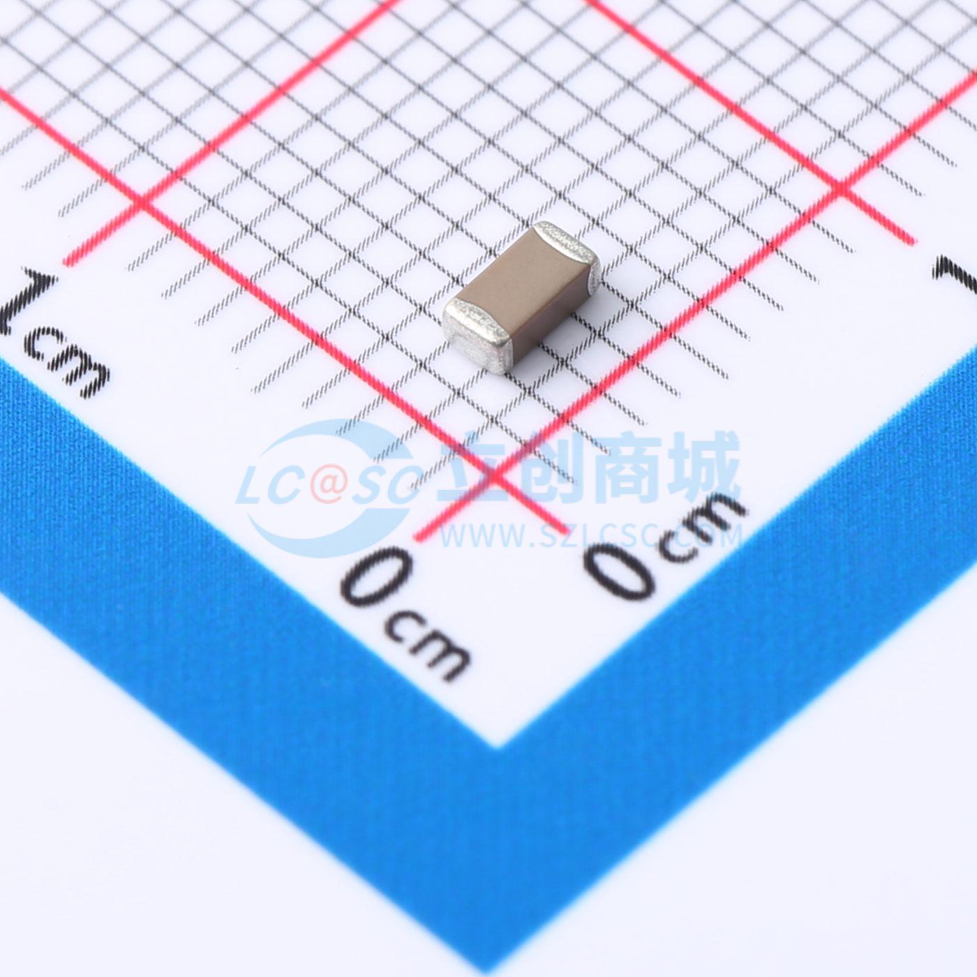 点击查看大图 TCC1206X7R822K102FT实物图