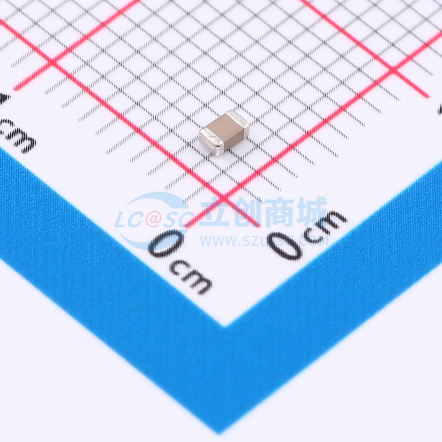 点击查看大图 TCC0805X7R183K251DT实物图