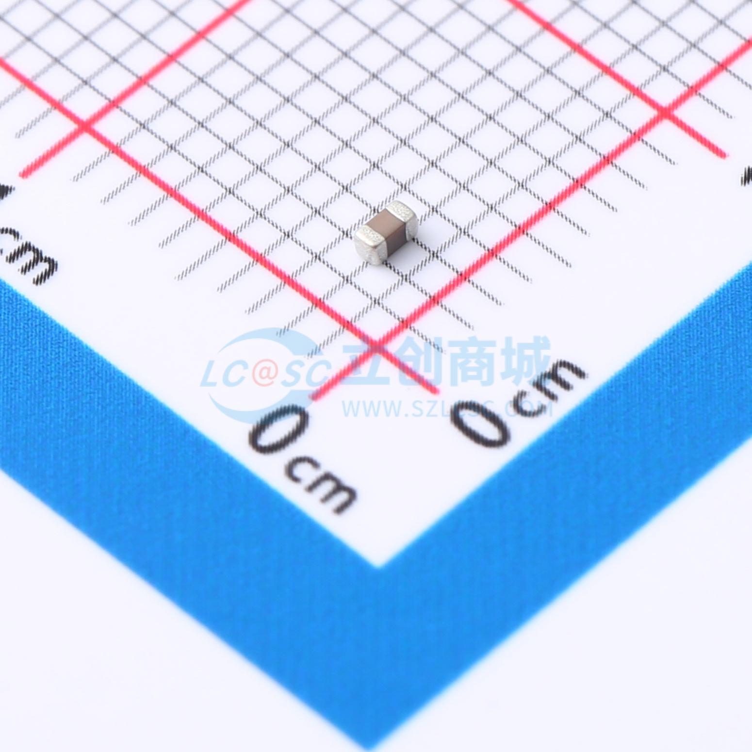 点击查看大图 TCC0603COG4R7C101CT实物图