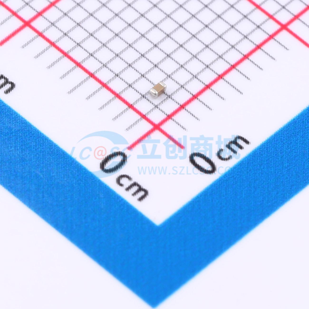 点击查看大图 TCC0402X7R332M500AT实物图