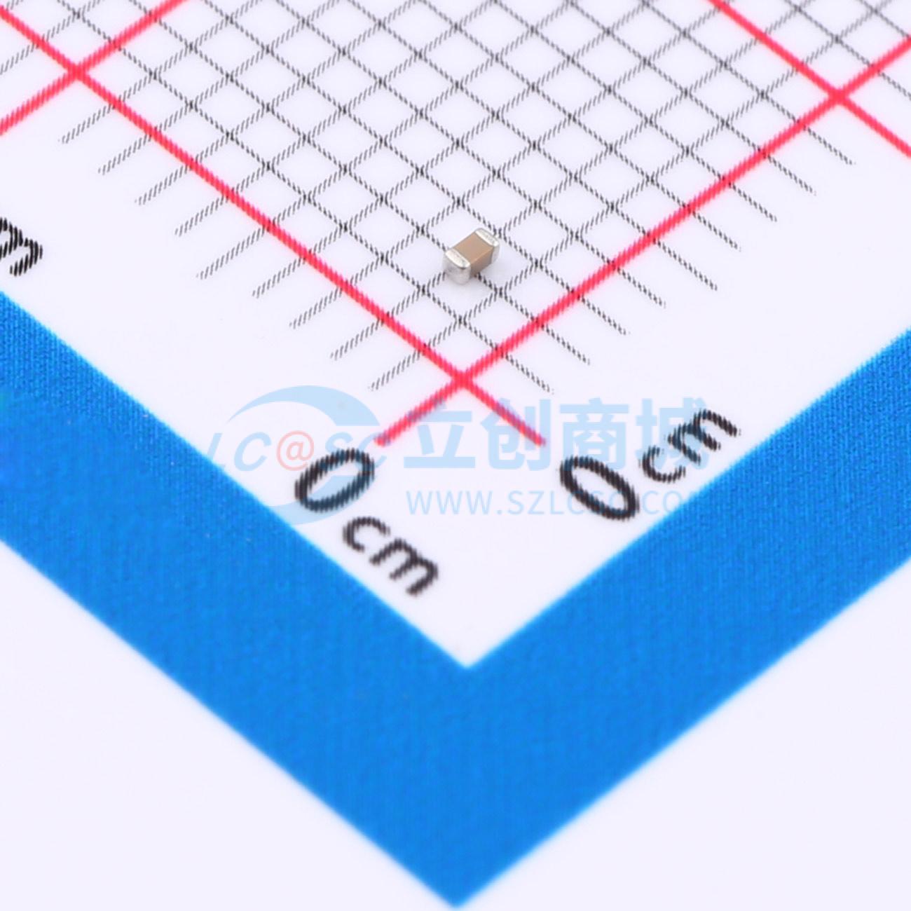点击查看大图 TCC0402X7R683K500AT实物图