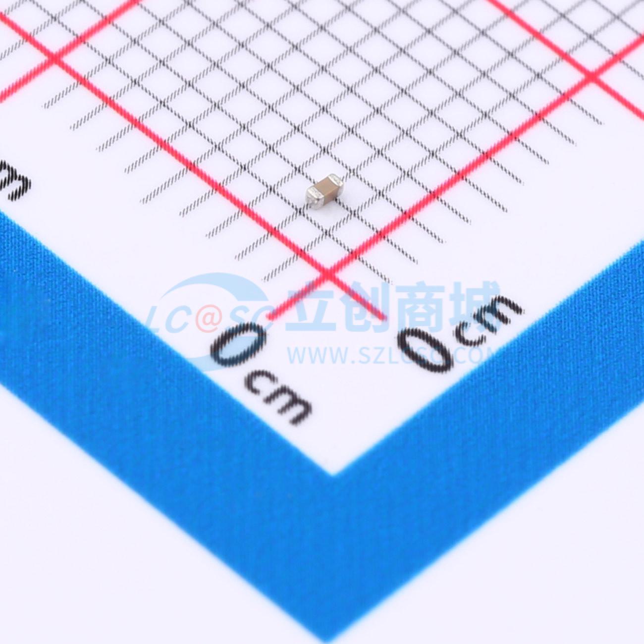 TCC0402X5R104K160ATN实物图