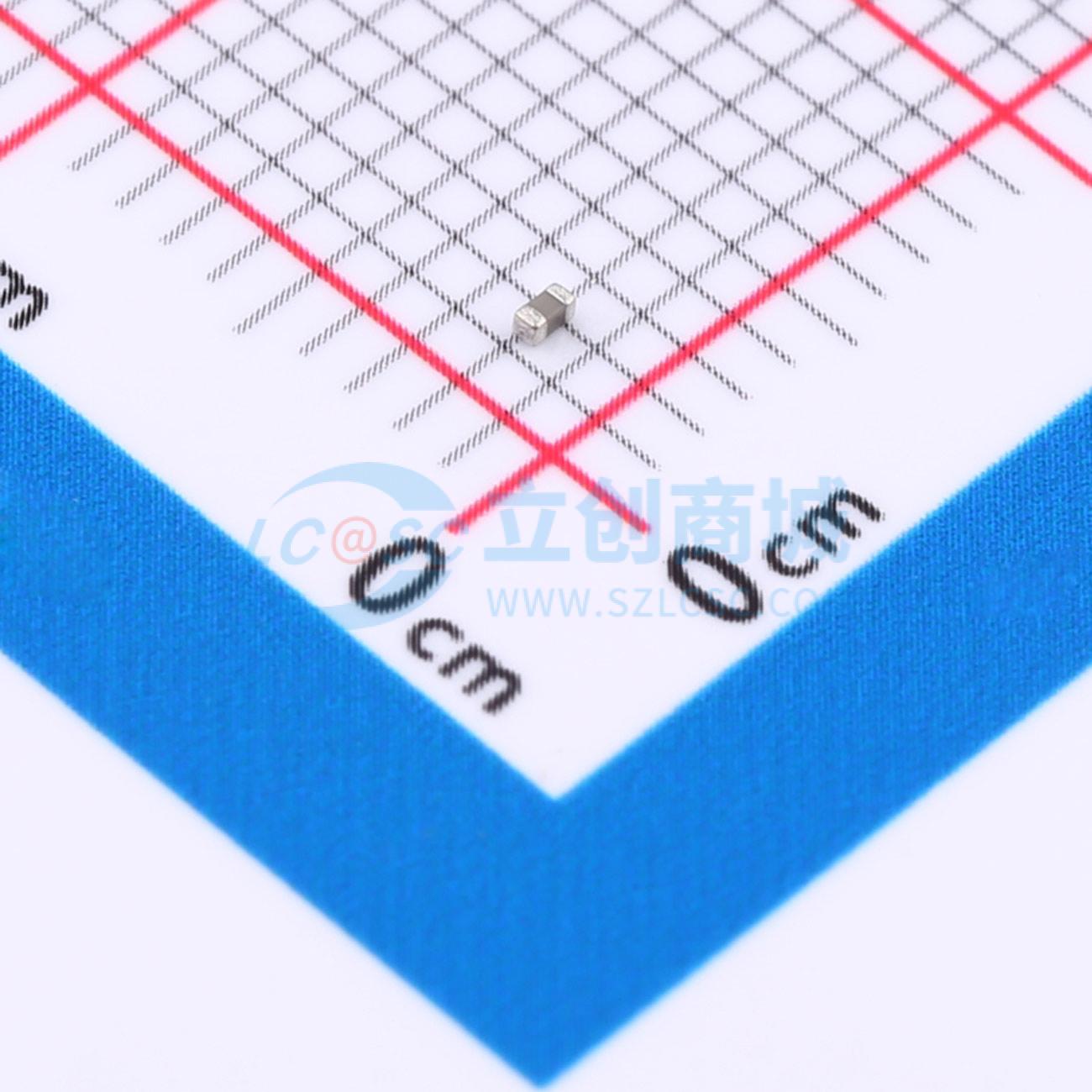 点击查看大图 TCC0402COG471K500AT实物图