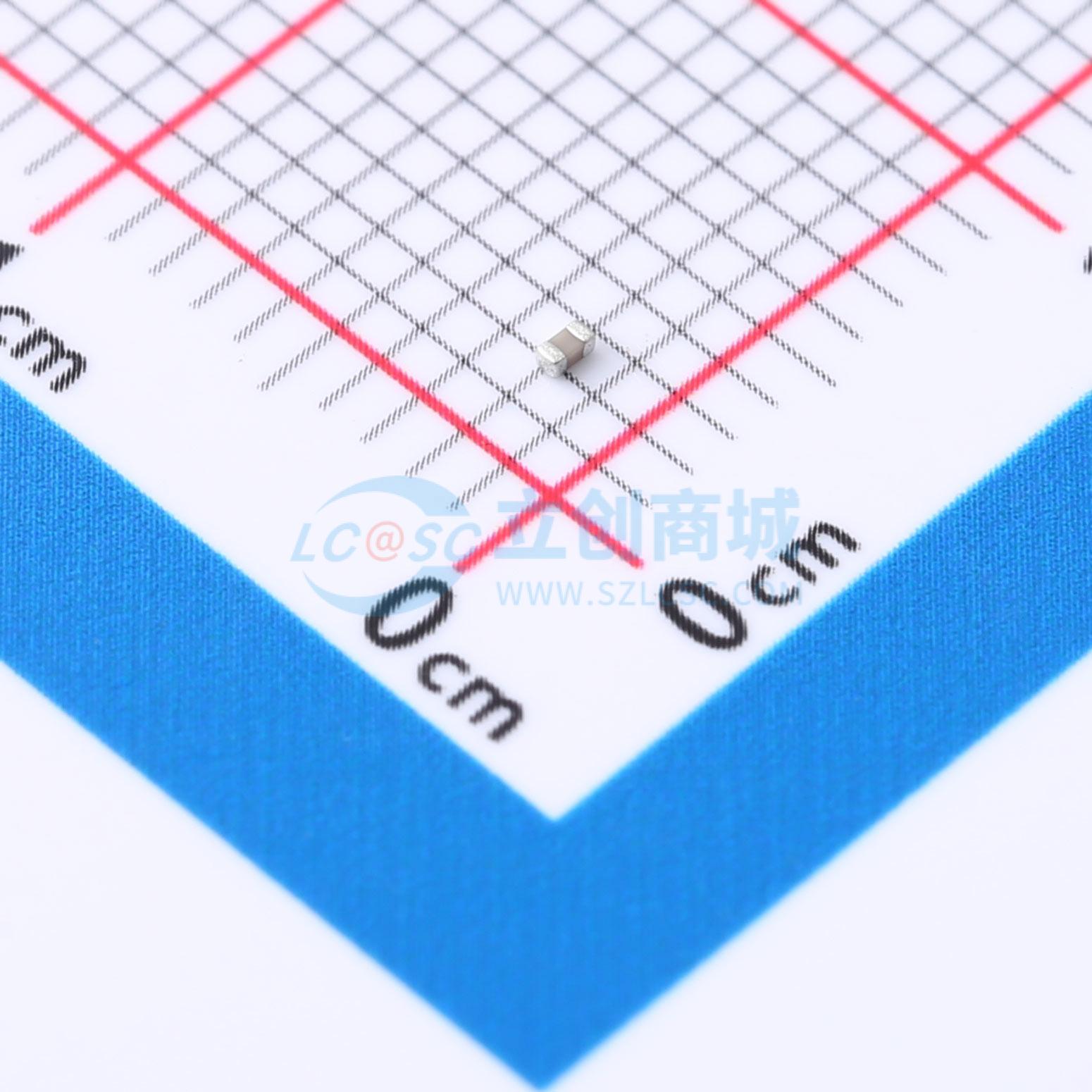 点击查看大图 TCC0402COG271J500AT实物图