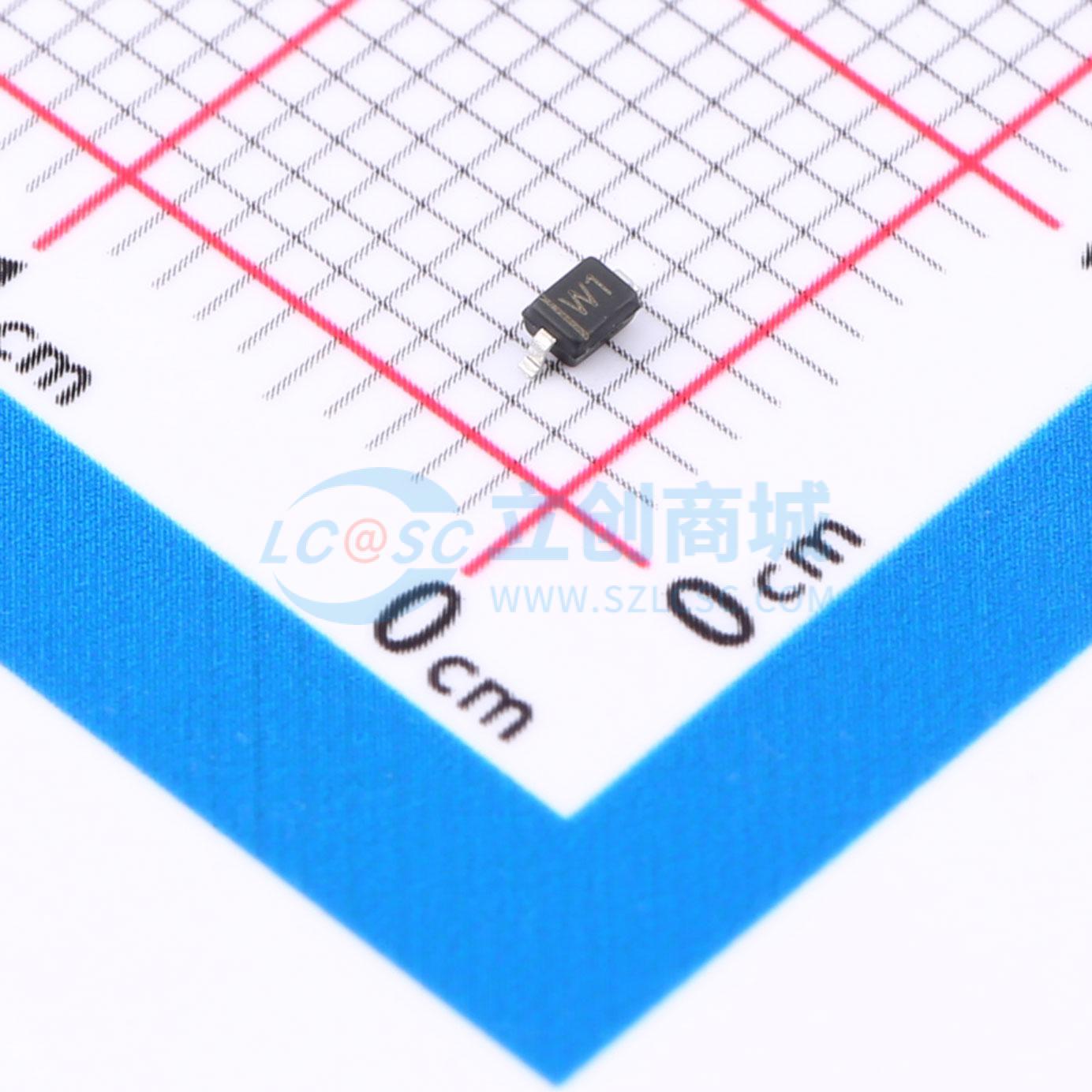 点击查看大图 BZT52C2V7S实物图