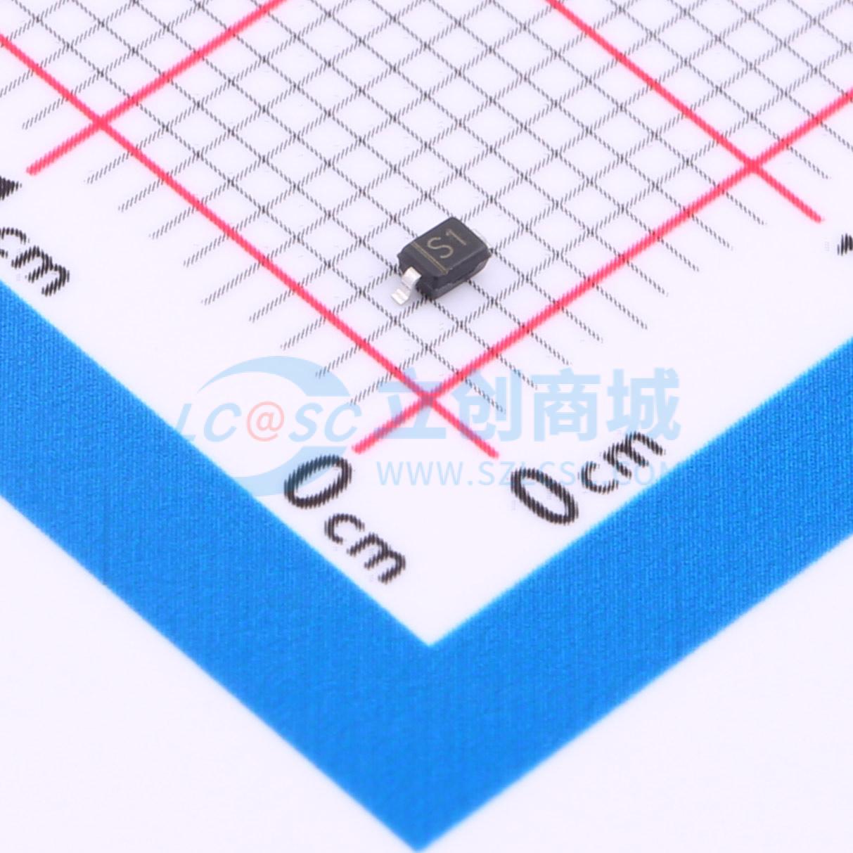 点击查看大图 BAT54WS实物图