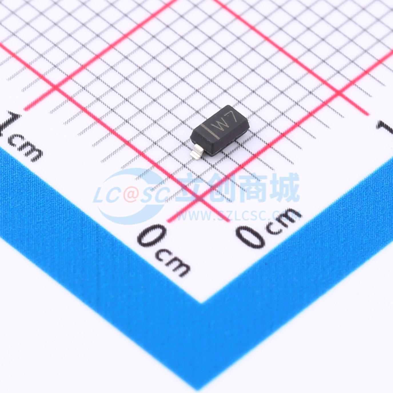 点击查看大图 BZT52C4V7实物图