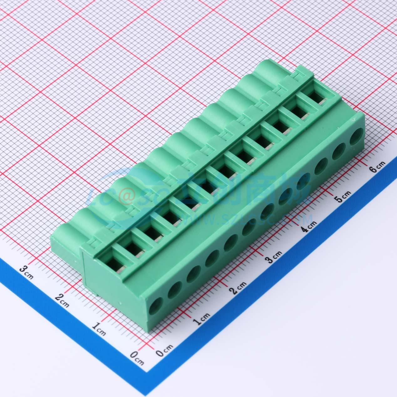 点击查看大图 MX2EDGKB-5.08-12P-GN01-Cu-Y-A实物图