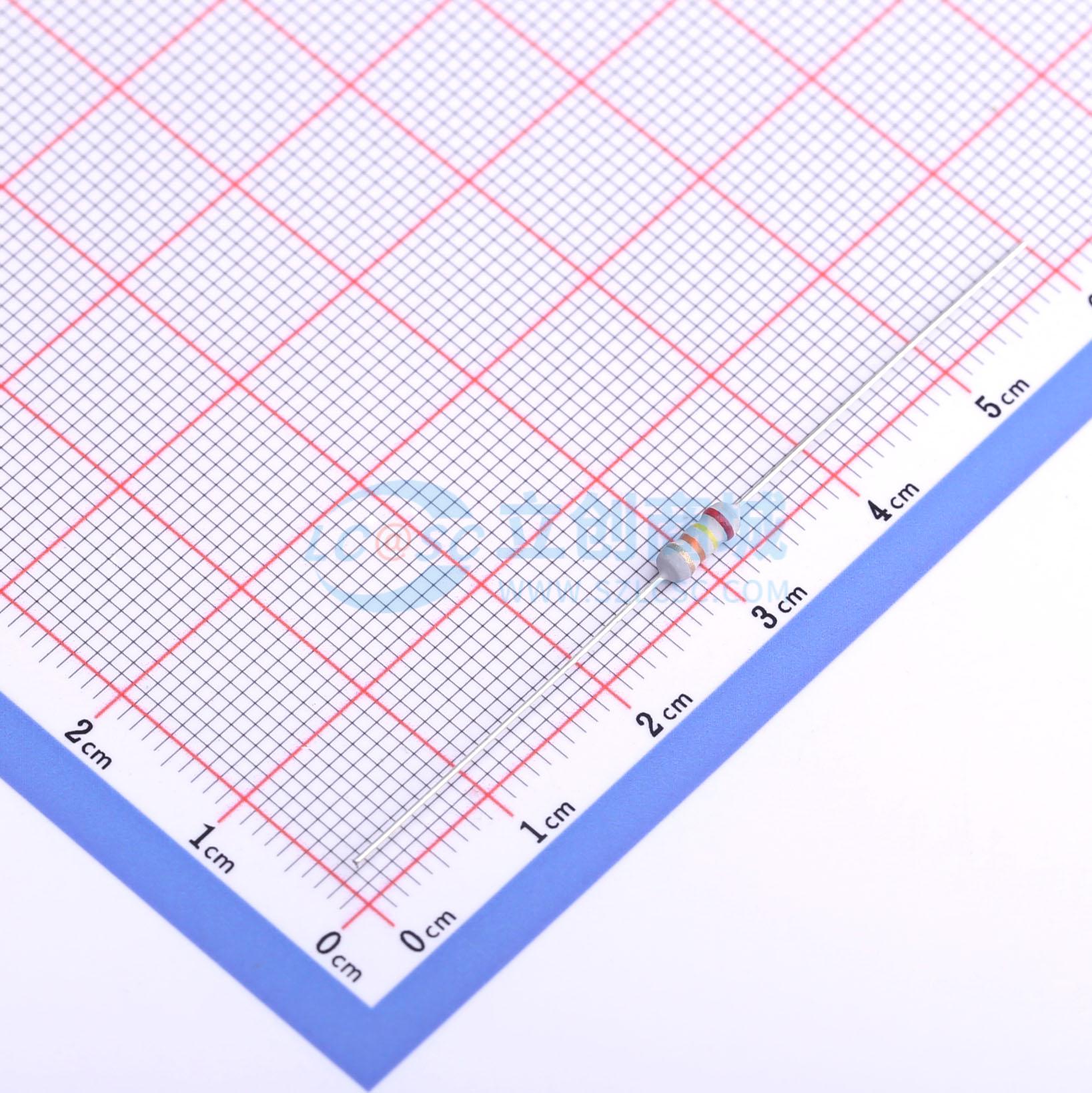 点击查看大图 MO1/4W-24K±5%-ST52实物图