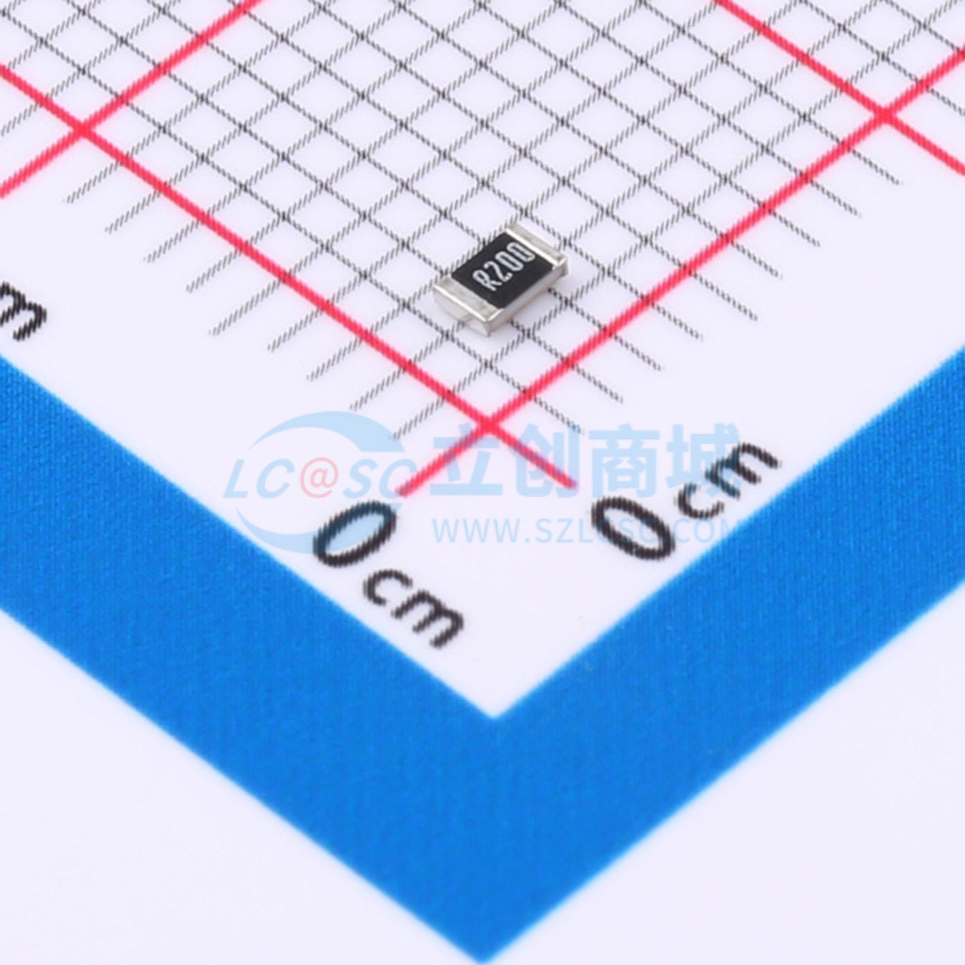 点击查看大图 RCWE0805R200FKEA实物图