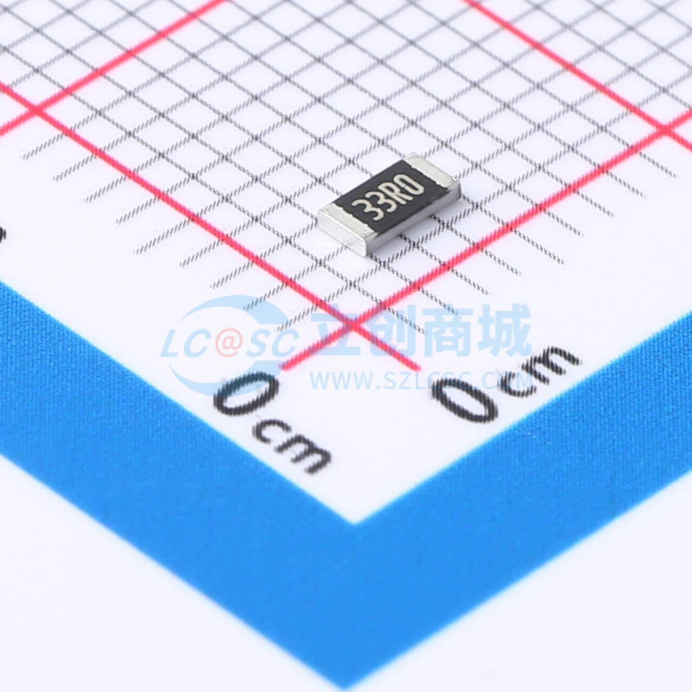 点击查看大图 CRCW120633R0FKEAC实物图