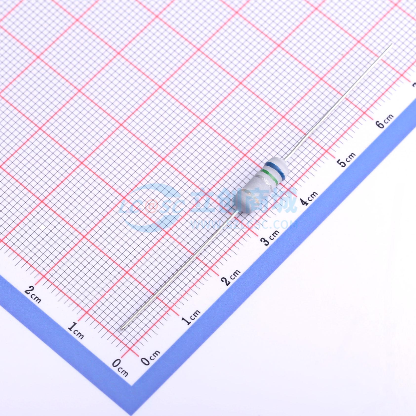 点击查看大图 MO1W-0Ω65±5%-6T63实物图