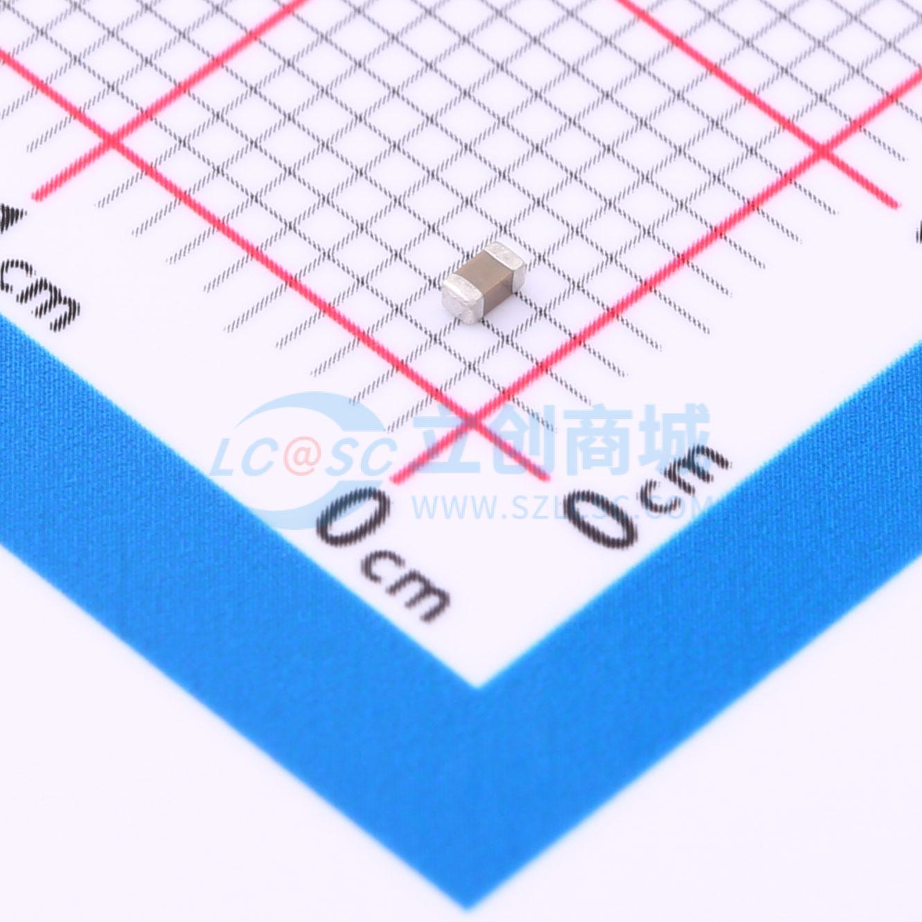 点击查看大图 FCC0603B105K160CT实物图