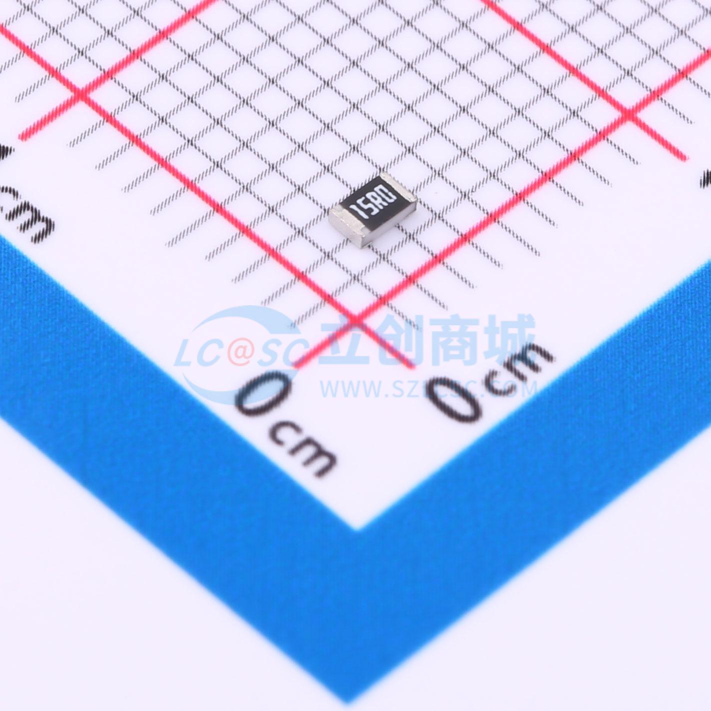 点击查看大图 SC0805F15R0F4ANRH实物图