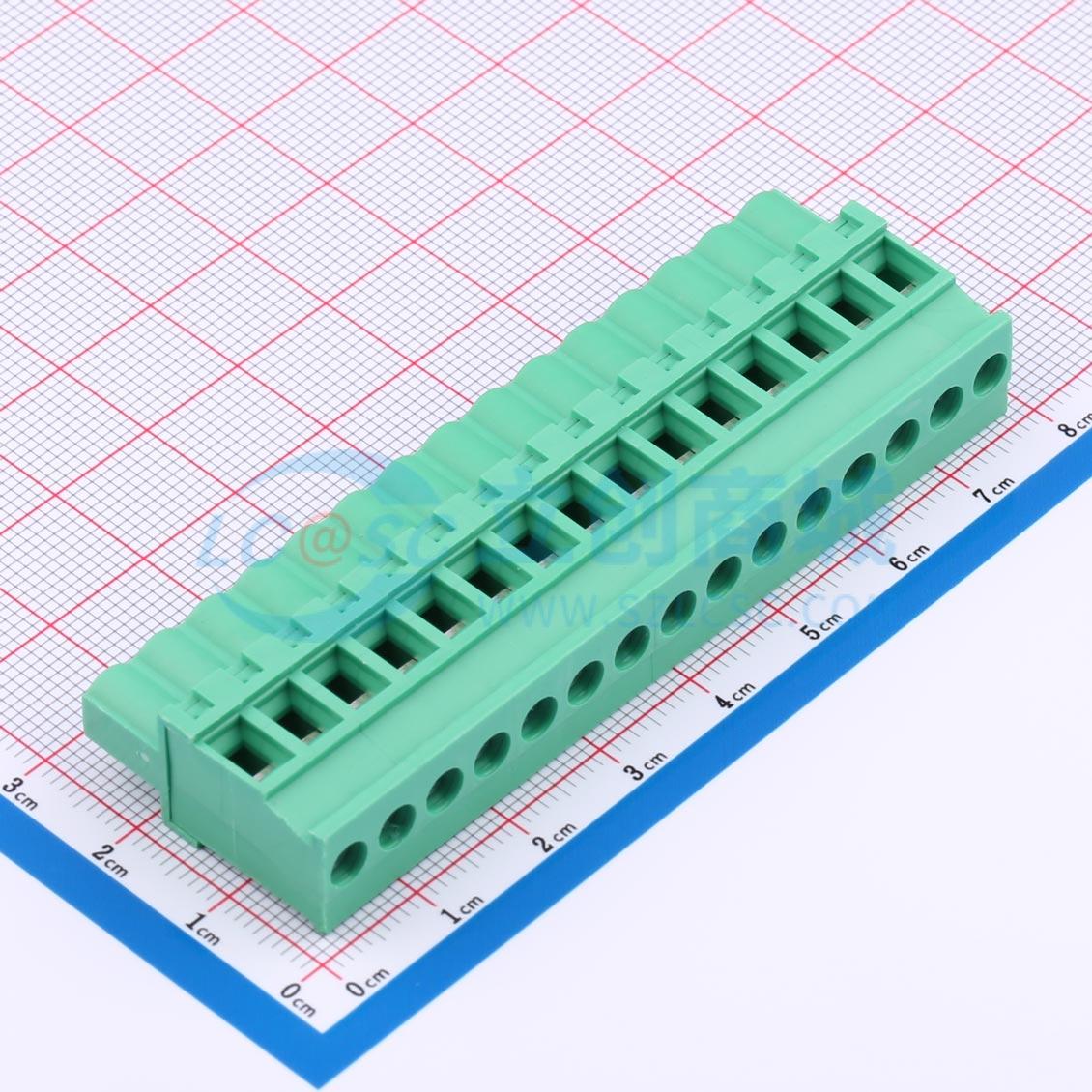 点击查看大图 MX2EDGKB-5.08-15P-GN01-Cu-Y-A实物图