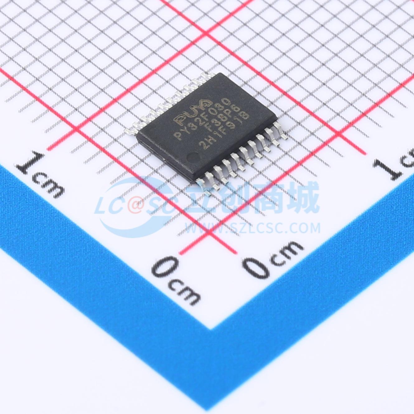 点击查看大图 PY32F030F38P6TU实物图