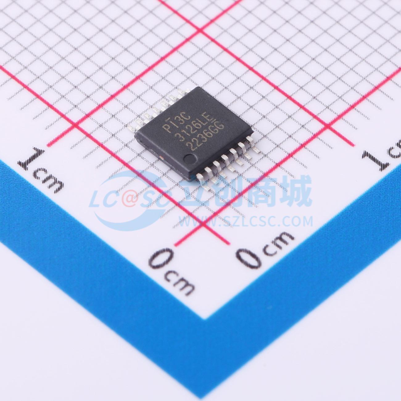 点击查看大图 PI3C3126LEX实物图