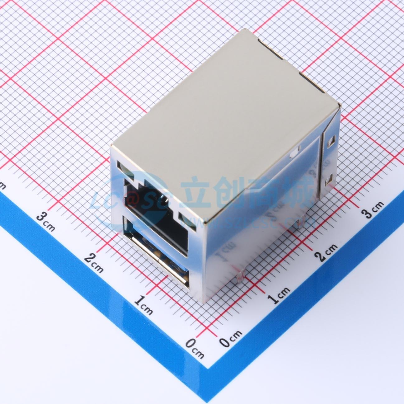 点击查看大图 RJ-060+1USB3.0-2实物图