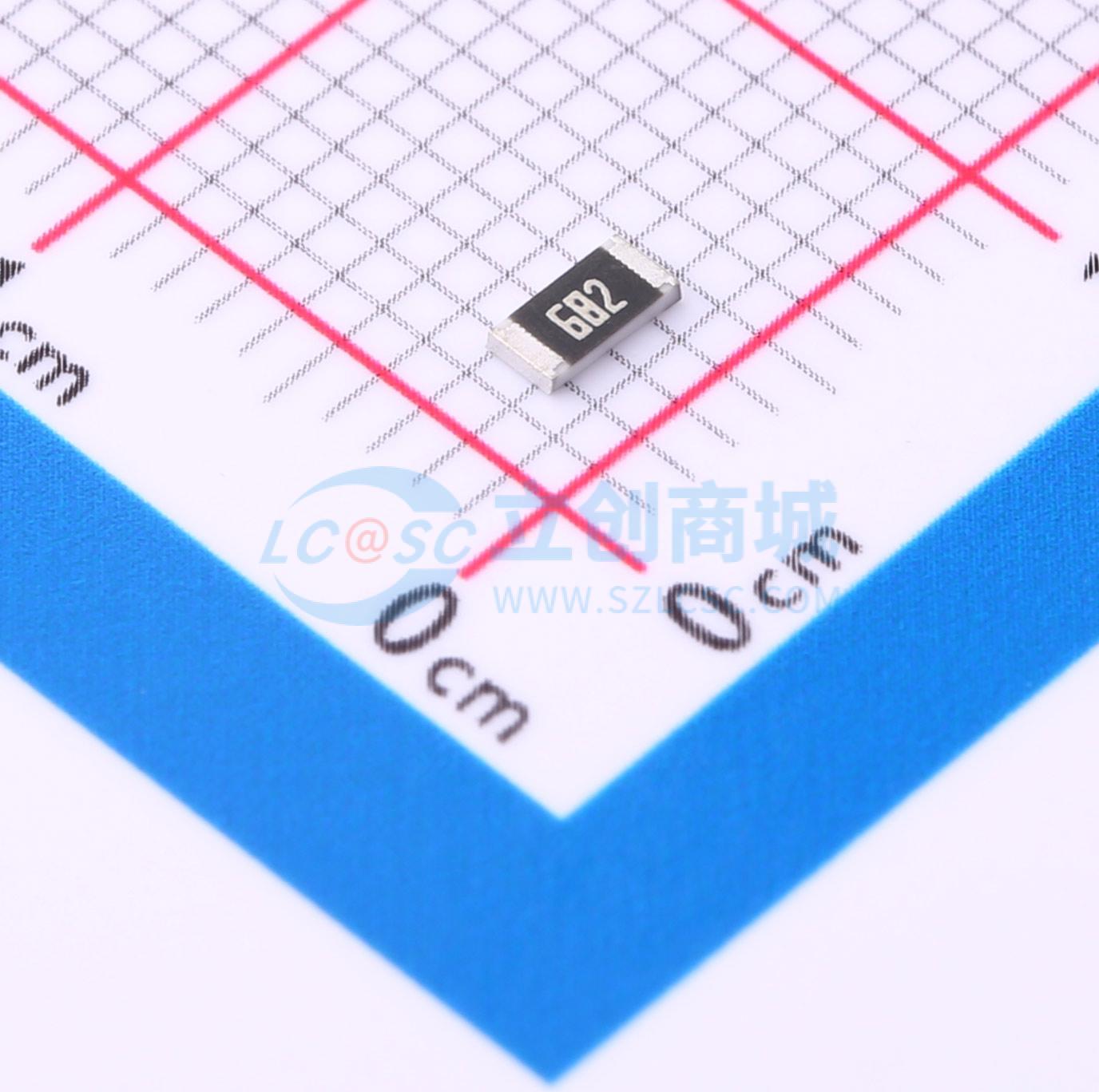 点击查看大图 CR1206J6K80P05Z实物图