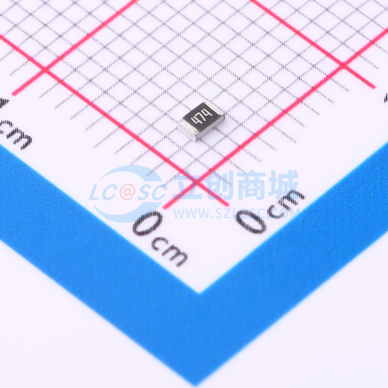 点击查看大图 CR0805J470KP05Z实物图