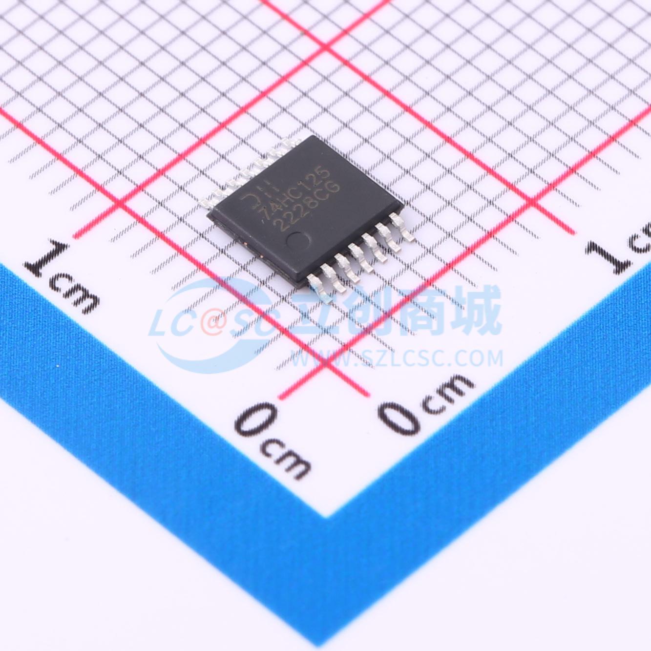 点击查看大图 74HC125T14-13实物图