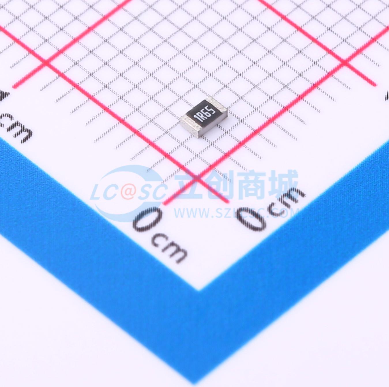 点击查看大图 CR0805F1R65P05S实物图