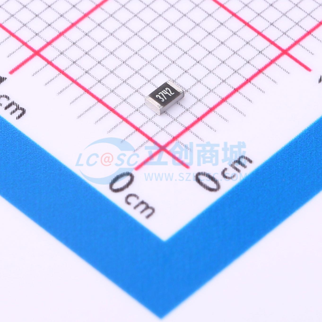 点击查看大图 CR0805F37K4P05Z实物图