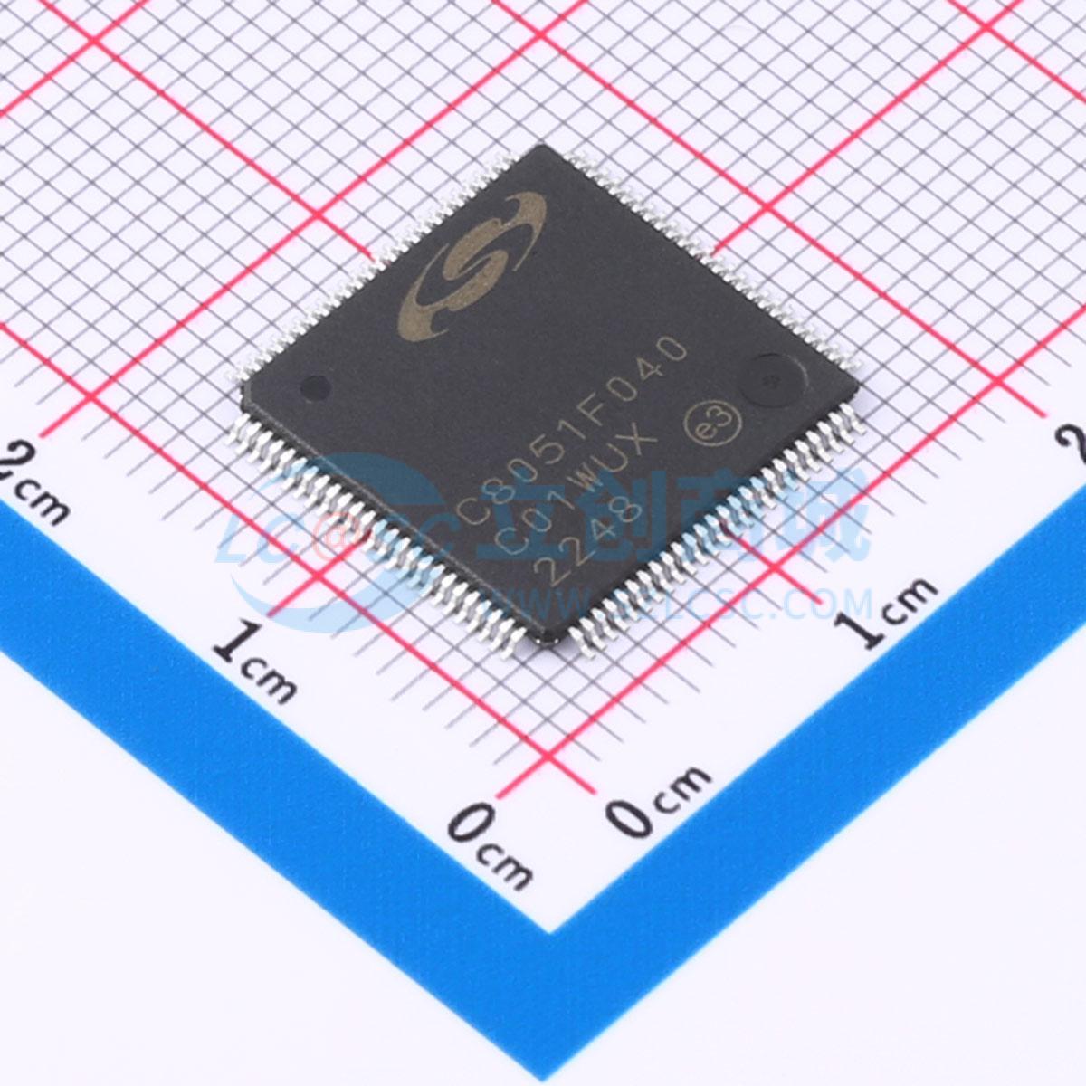点击查看大图 C8051F040-GQ实物图