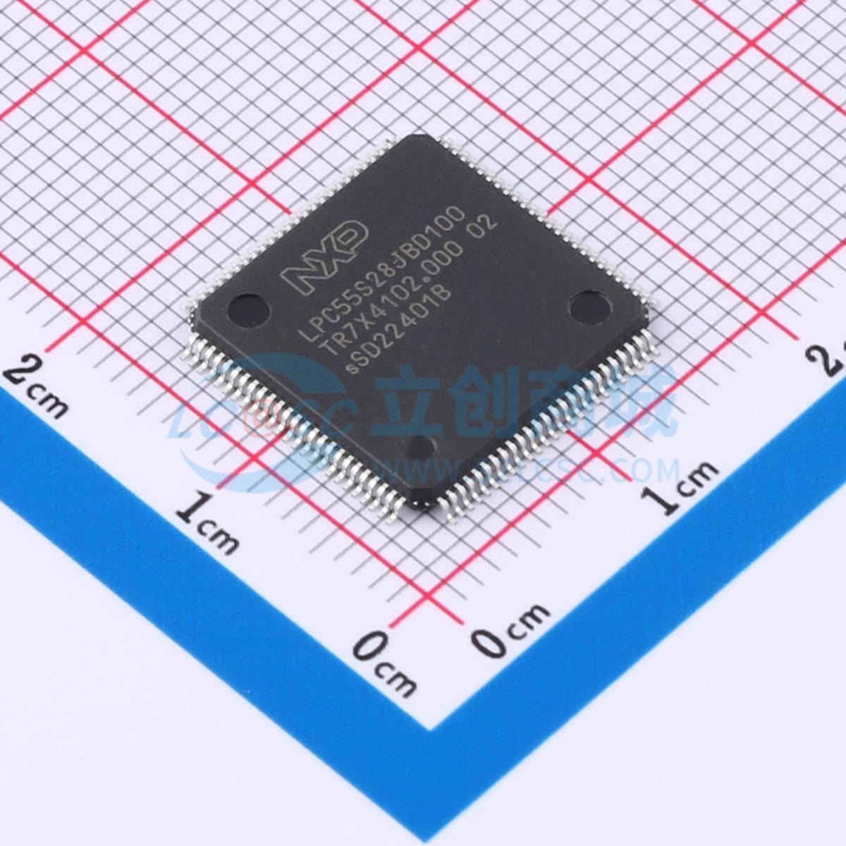 点击查看大图 LPC55S28JBD100K实物图