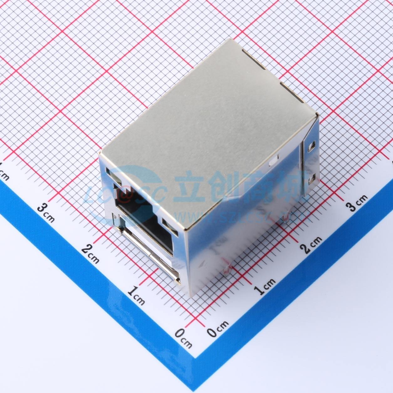 点击查看大图 RJ-060+1USB2.0-2实物图