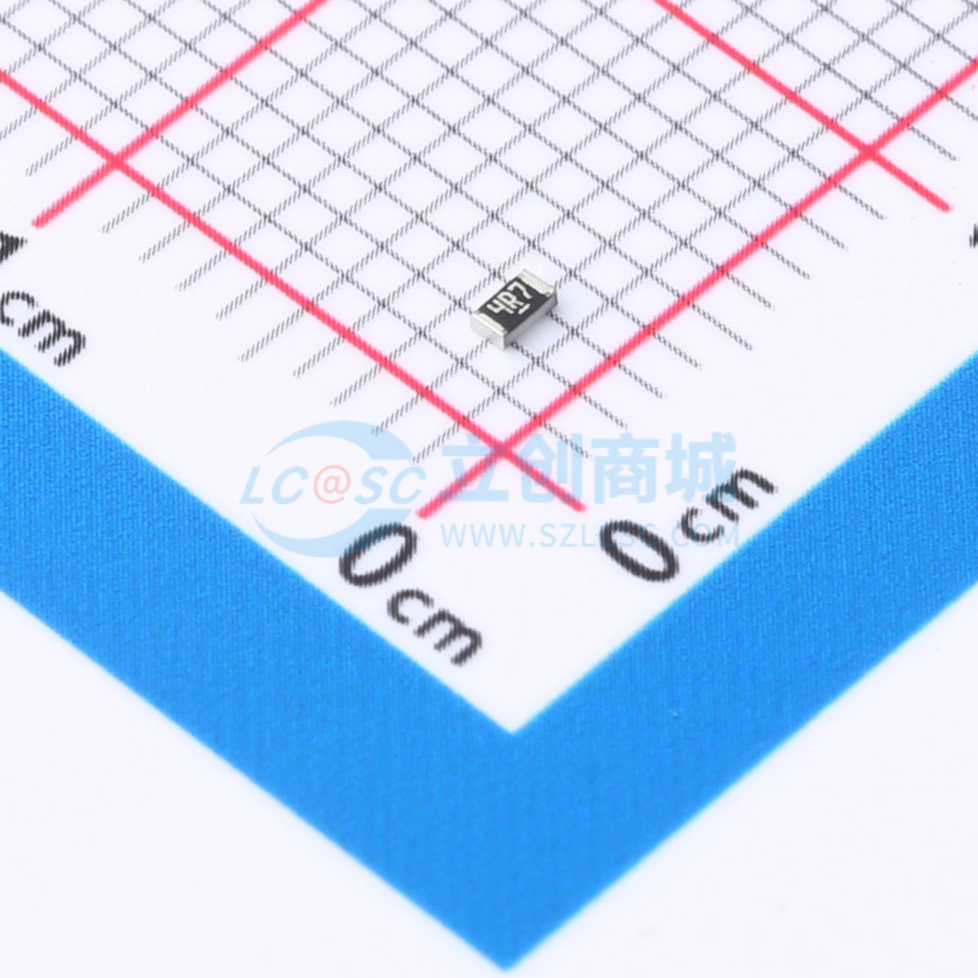 点击查看大图 RC0603FR-7W4R7L实物图