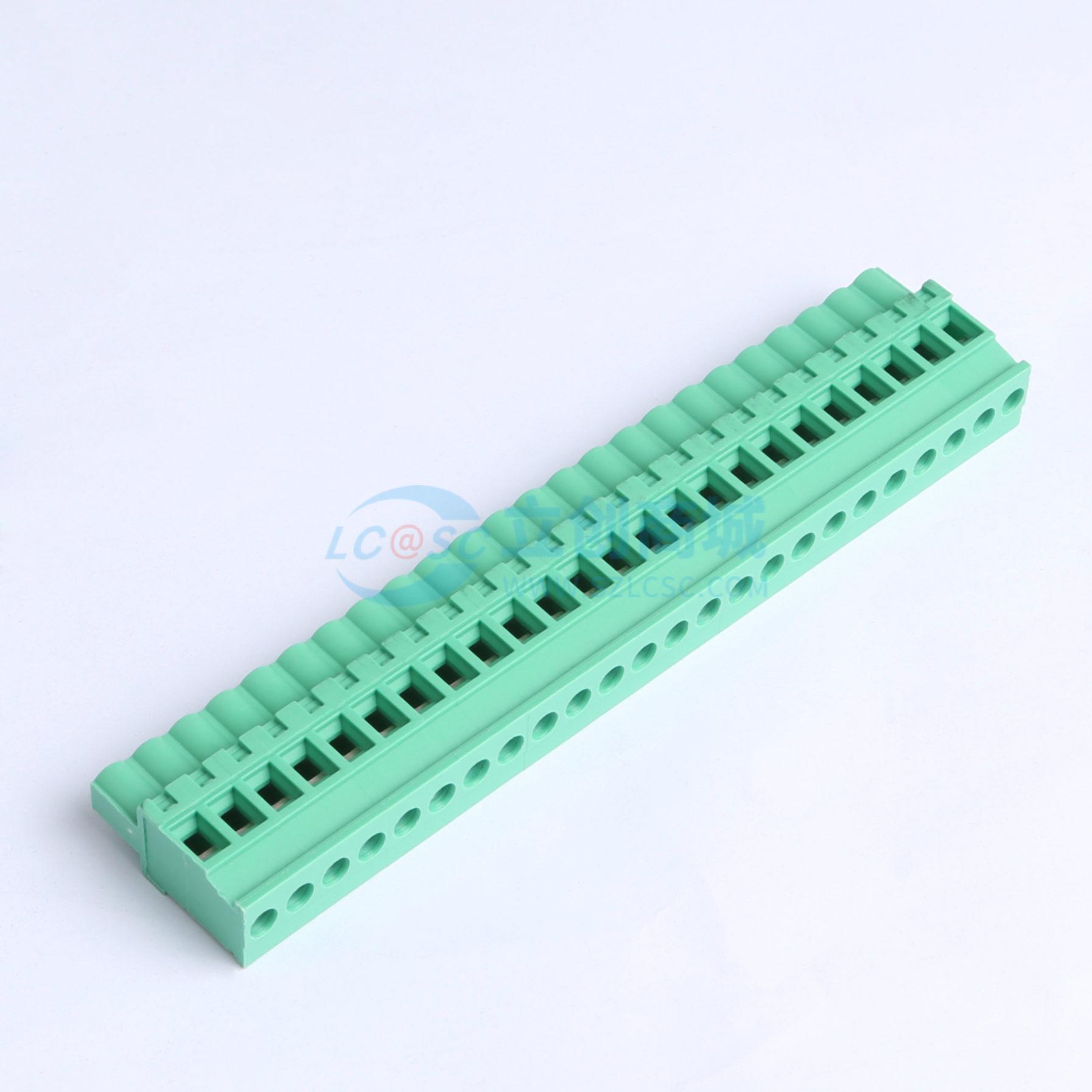 点击查看大图 MX2EDGKB-5.08-24P-GN01-Cu-Y-A实物图