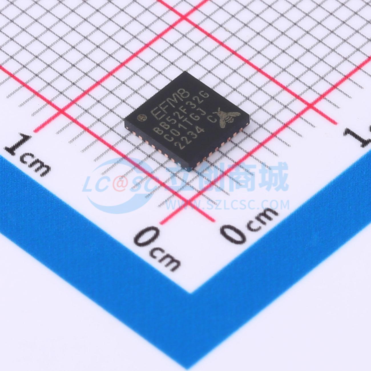 点击查看大图 EFM8BB52F32G-C-QFN32实物图