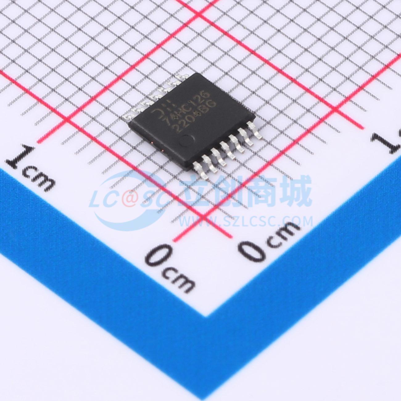 点击查看大图 74HC126T14-13实物图