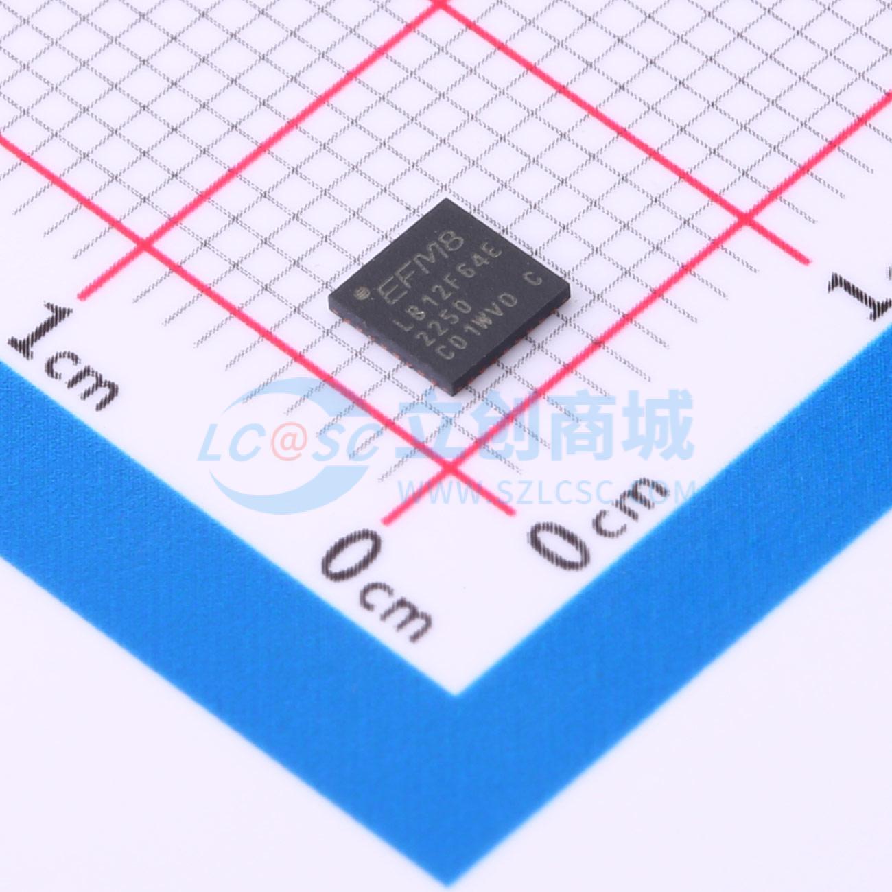 EFM8LB12F64E-C-QFN32实物图