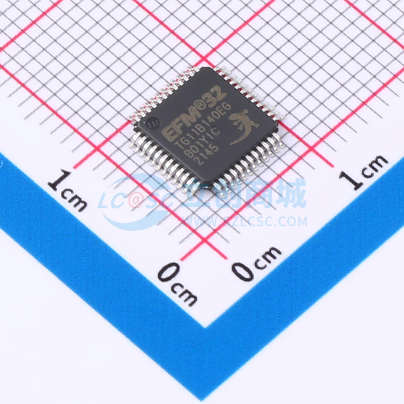 点击查看大图 EFM32TG11B140F64GQ48-B实物图
