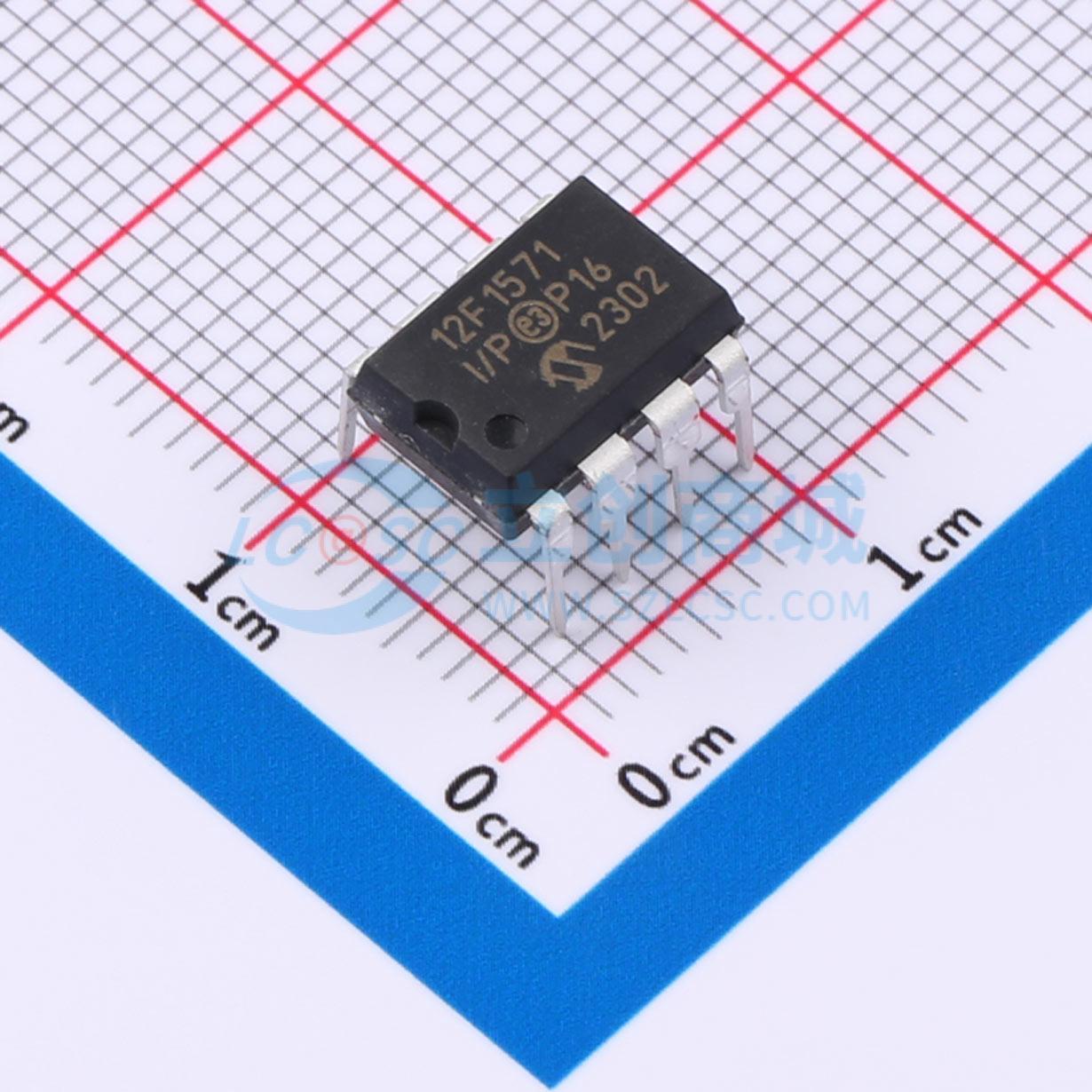 点击查看大图 PIC12F1571-I/P实物图