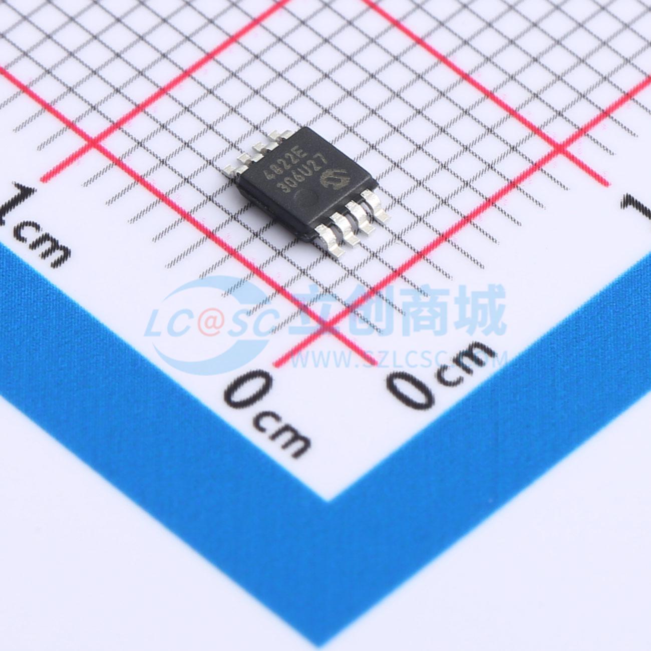 点击查看大图 MCP4822T-E/MS实物图